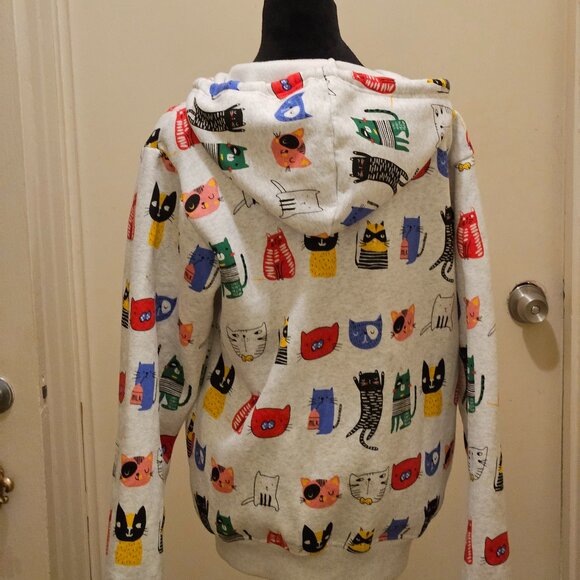 L.A. Soul Cat Hoodie Size Medium. Double Front Pocket. Zippered - Picture 4 of 7